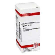 Abbildung: IGNATIA D 12 Tabletten 80 St, Tabletten PZN 02102549 