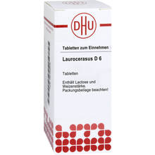 Abbildung: LAUROCERASUS D 6 Tabletten 80 St, Tabletten PZN 02103075 