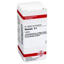 Abbildung: OKOUBAKA D 3 Tabletten 80 St, Tabletten PZN 02103796 