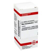 Abbildung: Rhus Toxicodendronicodendron D 12 Tabletten 80 St, Tabletten PZN 02104896 