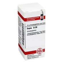 Abbildung: SEPIA D 30 Globuli 10 g, Globuli PZN 02105915 