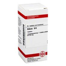 Abbildung: SILICEA D 8 Tabletten 80 St, Tabletten PZN 02106168 