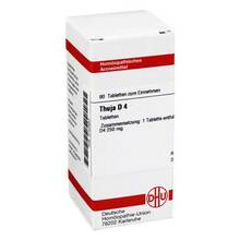 Abbildung: THUJA D 4 Tabletten 80 St, Tabletten PZN 02107647 