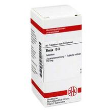 Abbildung: THUJA D 3 Tabletten 80 St, Tabletten PZN 02107682 
