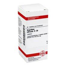 Abbildung: ARGENTUM NITRICUM D 30 Tabletten 80 St, Tabletten PZN 02109913 