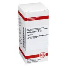 Abbildung: BELLADONNA D 12 Tabletten 80 St, Tabletten PZN 02111235 