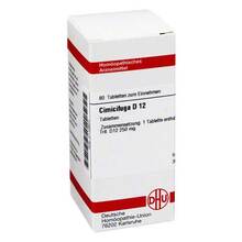 Abbildung: CIMICIFUGA D 12 Tabletten 80 St, Tabletten PZN 02112677 