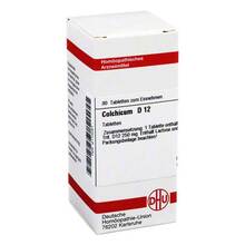 Abbildung: COLCHICUM D 12 Tabletten 80 St, Tabletten PZN 02113091 