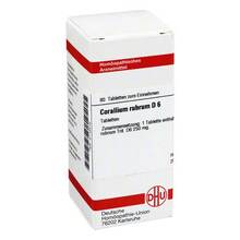 Abbildung: CORALLIUM RUBRUM D 6 Tabletten 80 St, Tabletten PZN 02113412 