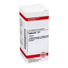 Abbildung: EUPHRASIA D 3 Tabletten 80 St, Tabletten PZN 02114311 