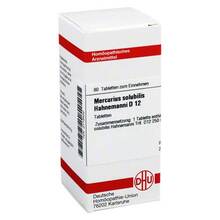 Abbildung: Mercurius Solubilisubilis Hahnemanni D 12 Tabletten 80 St, Tabletten PZN 02116422 