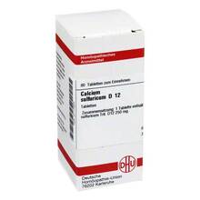 Abbildung: CALCIUM SULFURICUM D 12 Tabletten 80 St, Tabletten PZN 02117924 