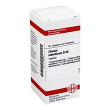 Abbildung: ZINCUM METALLICUM D 30 Tabletten 80 St, Tabletten PZN 02118220 