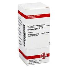 Abbildung: LYCOPODIUM D 12 Tabletten 80 St, Tabletten PZN 02118390 