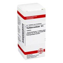 Abbildung: THALLIUM ACETICUM D 6 Tabletten 80 St, Tabletten PZN 02119722 