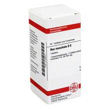 Abbildung: NUX MOSCHATA D 6 Tabletten 80 St, Tabletten PZN 02124870 