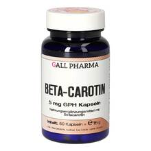 Abbildung: Beta Carotin 5 mg Kapseln 60 St, Kapseln PZN 02139529 