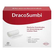 Abbildung: DRACOSUMBI Fixierbinde 6 cmx4 m weiß 20 St, Binden PZN 02163700 