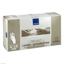 Abbildung: HANDSCHUHE Latex ungepudert x-large 4381 100 St, Handschuhe PZN 02165538 