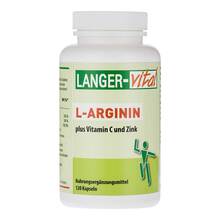 Abbildung: L-Arginin 2894 mg / TG plus Vitamin C und Zink Kapseln  120 St, Kapseln PZN 02168614 