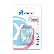 Abbildung: MIRADENT Interd.Pic-Brush Ersatzb.fein weiß 6 St, Zahnbürste PZN 02172426 
