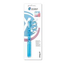 Abbildung: Miradent Spitzbürsten-Kit I-Prox P tra.blau 1H.4B. 1 St, Zahnbürste PZN 02172604 