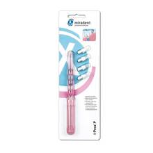 Abbildung: Miradent Spitzbürsten-Kit I-Prox P tra.pink 1H.4B. 1 St, Zahnbürste PZN 02172627 