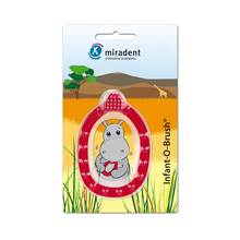Abbildung: Miradent Kinder-Lernzahnbürste Infant-O-Brush rot 1 St, Zahnbürste PZN 02172691 