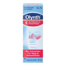Abbildung: Olynth 0,1% für Erwachsene Nasentropfen 20 ml, Nasentropfen PZN 02186405 