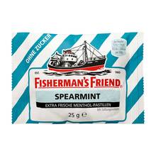 Abbildung: Fishermans Friend Spearmint ohne Zucker Pastillen 25 g, Pastillen PZN 02187095 