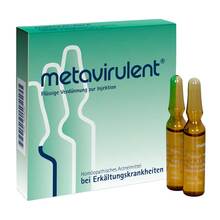 Abbildung: Metavirulent Injektionslösung 5X2 ml, Injektionslösung PZN 02259191 