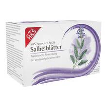 Abbildung: H&S Salbeiblätter Tee Filterbeutel 20X1.6 g, Filterbeutel PZN 02286064 