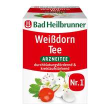 Abbildung: BAD HEILBRUNNER Weißdorn Tee Filterbeutel 8X2.0 g, Filterbeutel PZN 02296140 