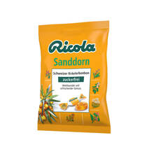 Abbildung: Ricola ohne Z.Beutel Sanddorn Bonbons 75 g, Bonbons PZN 02336483 