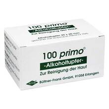 Abbildung: PRIMO Alkoholtupfer 100 St, Tupfer PZN 02363801 