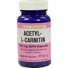 Abbildung: Acetyl-L-Carnitin 250 mg Kapseln 60 St, Kapseln PZN 02367331 