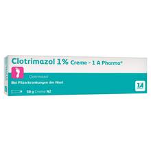 Abbildung: Clotrimazol 1% Creme-1A Pharma 50 g, Creme PZN 02409006 
