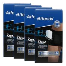 Abbildung: Attends for men Shield 2 4X16 St PZN 02414970 