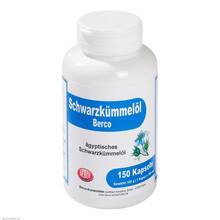 Abbildung: SCHWARZKÜMMELÖL Berco Kapseln 150 St, Kapseln PZN 02417796 