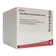 Abbildung: Disci / Rhus toxicodendron comp.Ampullen 20X10 ml, Ampullen PZN 02420634 