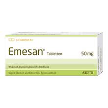 Abbildung: Emesan Tabletten 50 St, Tabletten PZN 02450983 