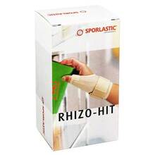 Abbildung: Rhizo-Hit Classic Daumenorthese Größe M schwarz 07605 1 St, Bandage PZN 02461840 