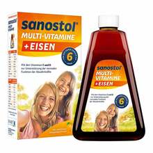 Abbildung: Sanostol plus Eisen Saft 230 ml, Saft PZN 02471005 