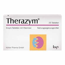 Abbildung: Therazym Tabletten 25 St, Tabletten PZN 02471318 