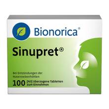 Abbildung: Sinupret überzogene Tabletten 100 St, Überzogene Tabletten PZN 02493308 