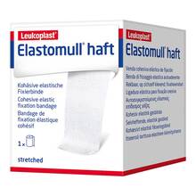 Abbildung: Elastomull haft 8 cmx4 m Fixierbinde 1 St, Binden PZN 02507051 
