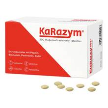 Abbildung: Karazym magensaftresistente Tabletten 200 St, Tabletten magensaftresistent PZN 02512141 