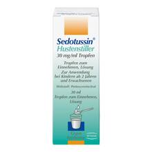 Abbildung: Sedotussin Hustenstiller Tropfen 30 ml, Tropfen zum Einnehmen PZN 02517204 