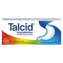 Abbildung: Talcid Kautabletten 50 St, Kautabletten PZN 02530498 