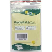 Abbildung: HANDSCHUHE Vinyl Anti Aids 2 St, Handschuhe PZN 02549753 